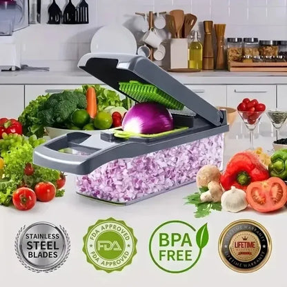 3-in-1 Vegetable Chopper & Cutter