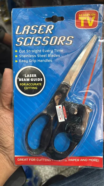 Laser Guided Scissors with Stainless Steel