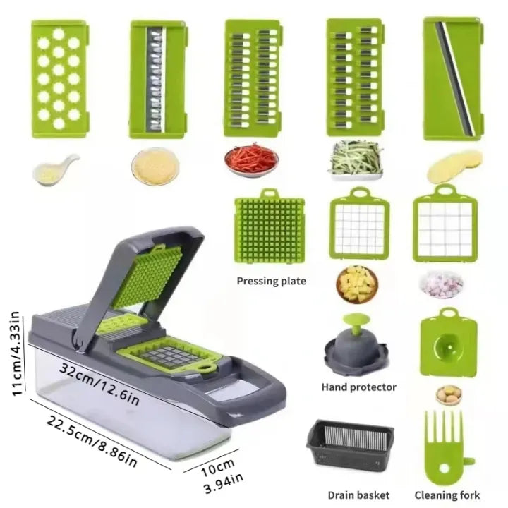 3-in-1 Vegetable Chopper & Cutter