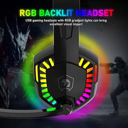 RGB Gaming Headset with Microphone