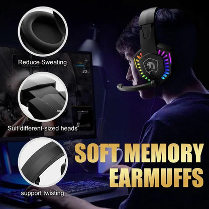 RGB Gaming Headset with Microphone
