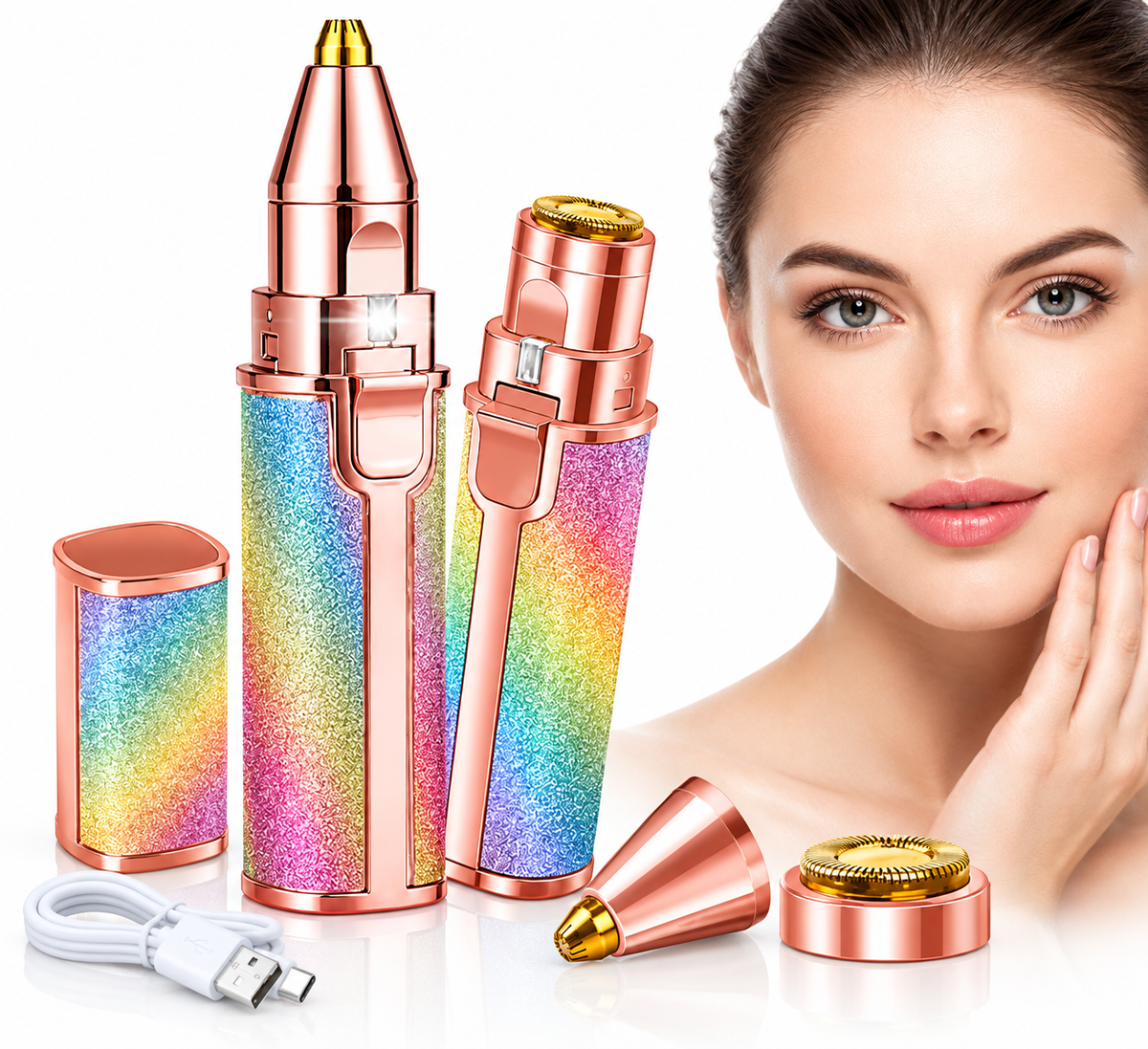 2-in-1 Flawless Eyebrow Trimmer