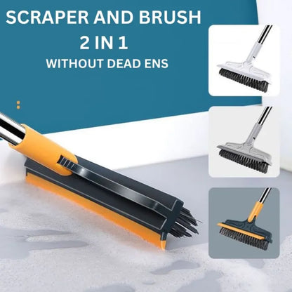 2-in-1 Floor Cleaning Broom Wiper