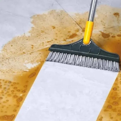 2-in-1 Floor Cleaning Broom Wiper