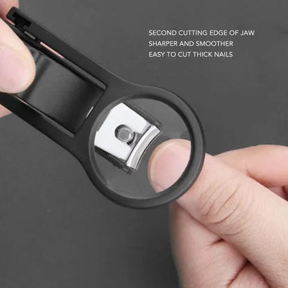 2-in-1 Nail Clipper with Magnifying Glass