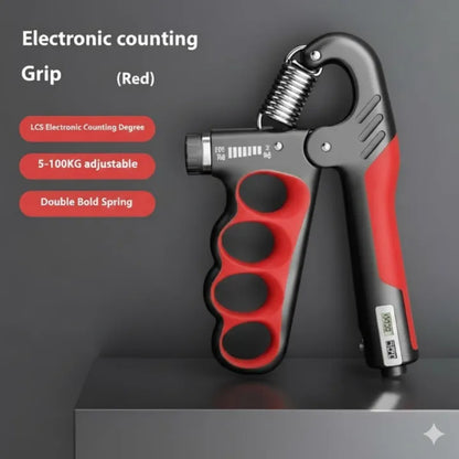 Adjustable Hand Gripper Exerciser with Counter