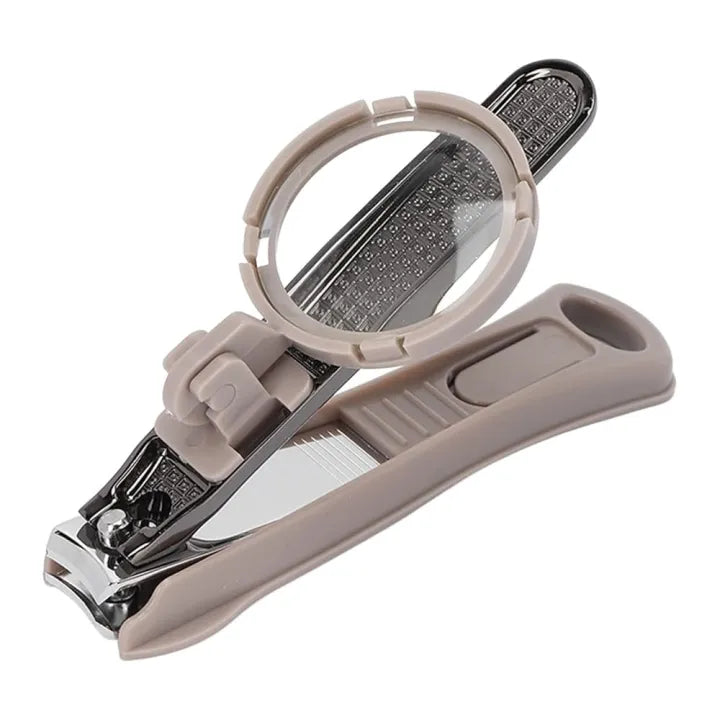 2-in-1 Nail Clipper with Magnifying Glass