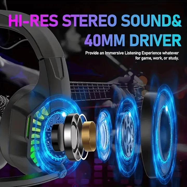 RGB Gaming Headset with Microphone