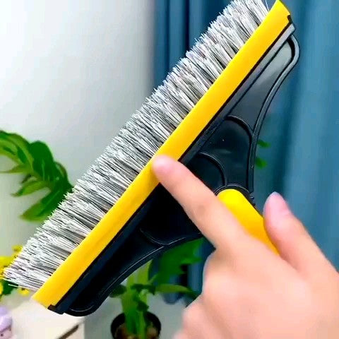 2-in-1 Floor Cleaning Broom Wiper