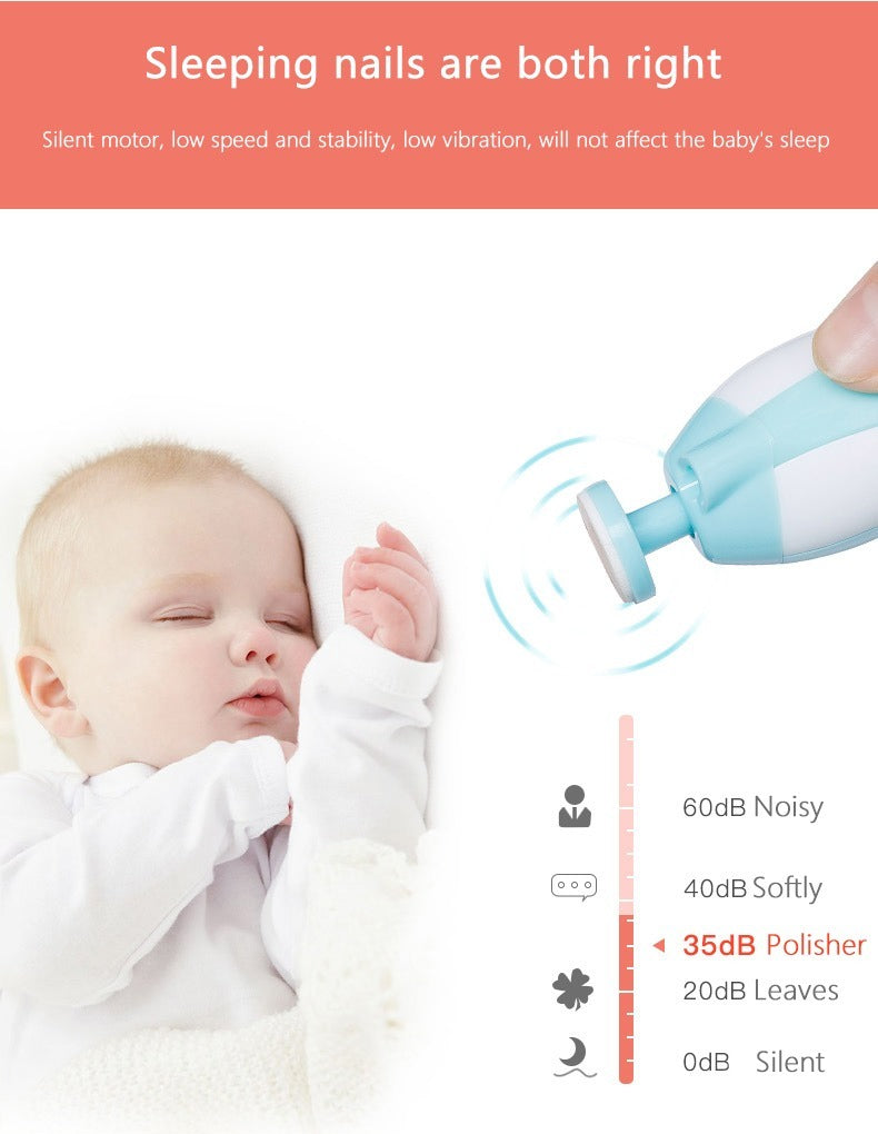 Electric Baby Nail Trimmer & Clipper Set