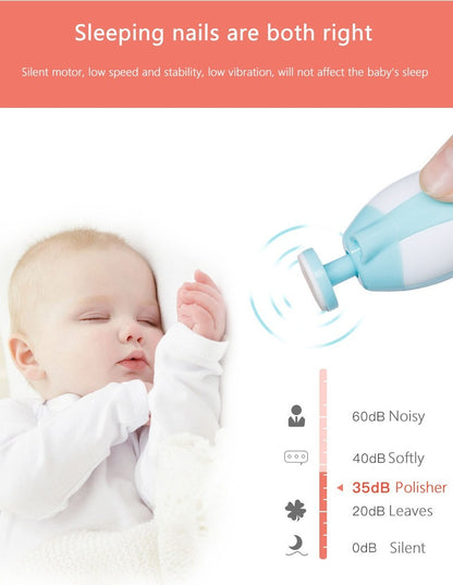 Electric Baby Nail Trimmer & Clipper Set