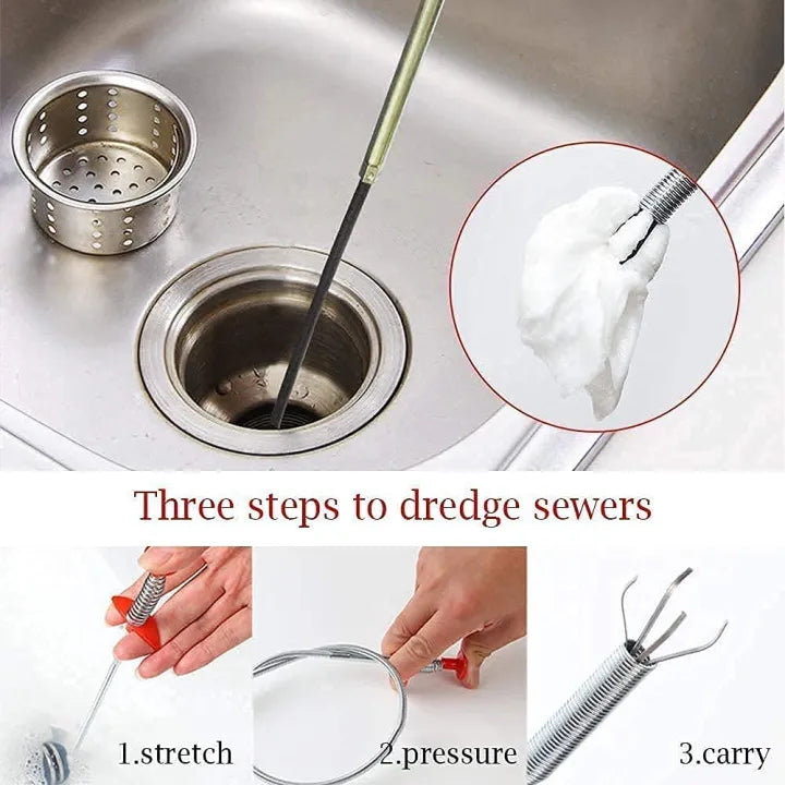 Universal Drain Snake Cleaner