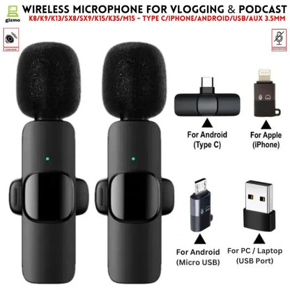 K8 Type-C Wireless Microphone